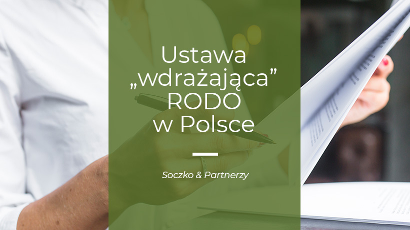Ustawa wdrażająca RODO w Polsce